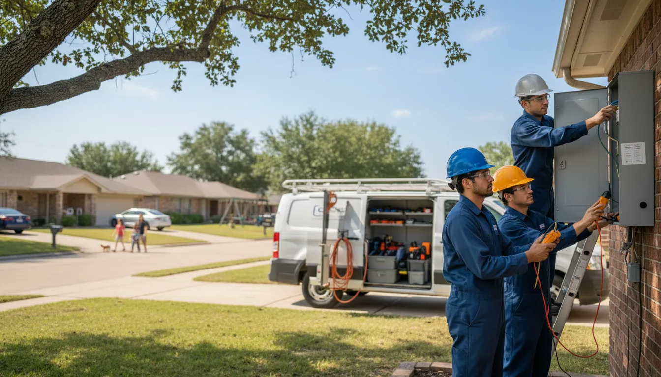 Certified electrician providing emergency electrical services in Sabine, WV